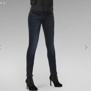 G-Star Raw Womens Size W24 x L32 LYNN MID SKINNY JEANS